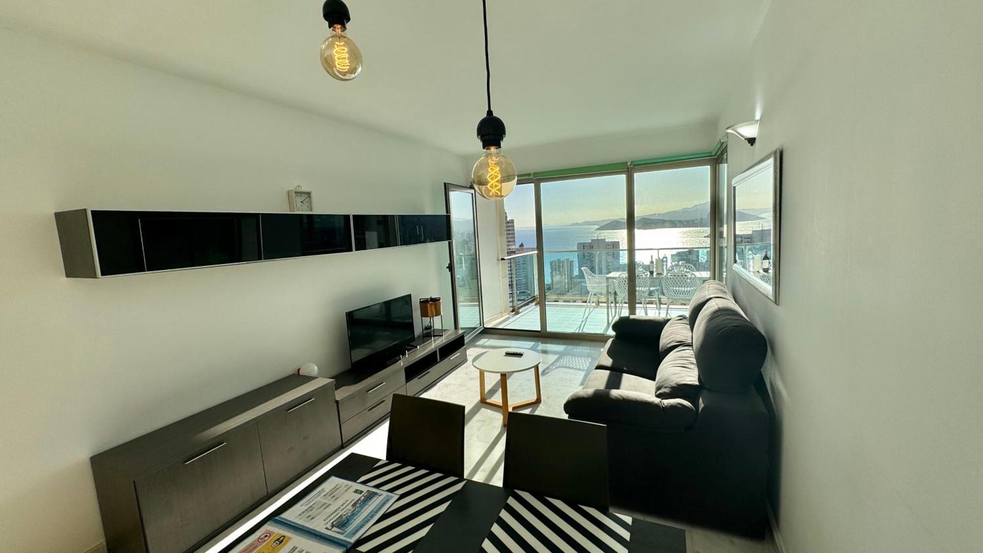 Highrise Apartment With Stunning Views From Private Balcony 85 Benidorm Extérieur photo